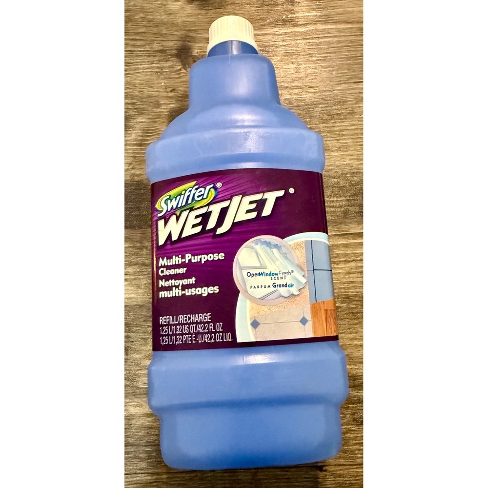 Swiffer WetJet Multi-Purpose Cleaner Refill 42.2oz NEW Open Window Fresh